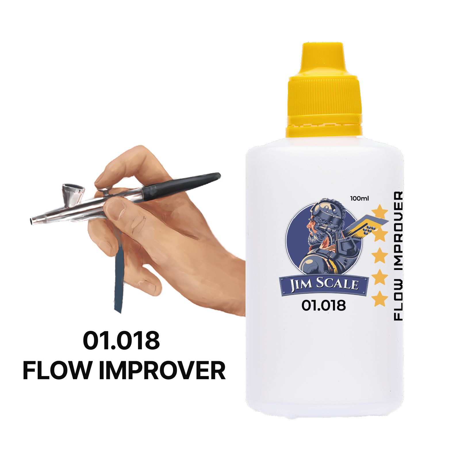 Жидкость для улучшения текучести краски Jim Scale Flow Improver 100мл 01.018 - фото 2