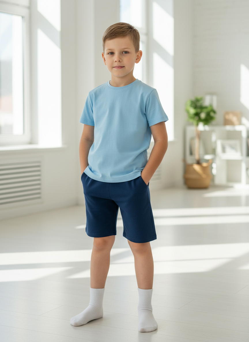 Шорты Утенок 462 индиго - фото 1