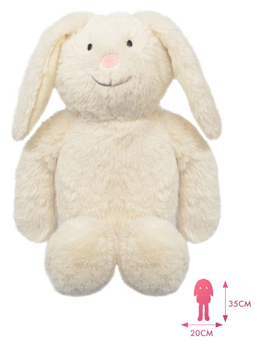 Мягкая игрушка All About Nature зайка Белый - фото 3