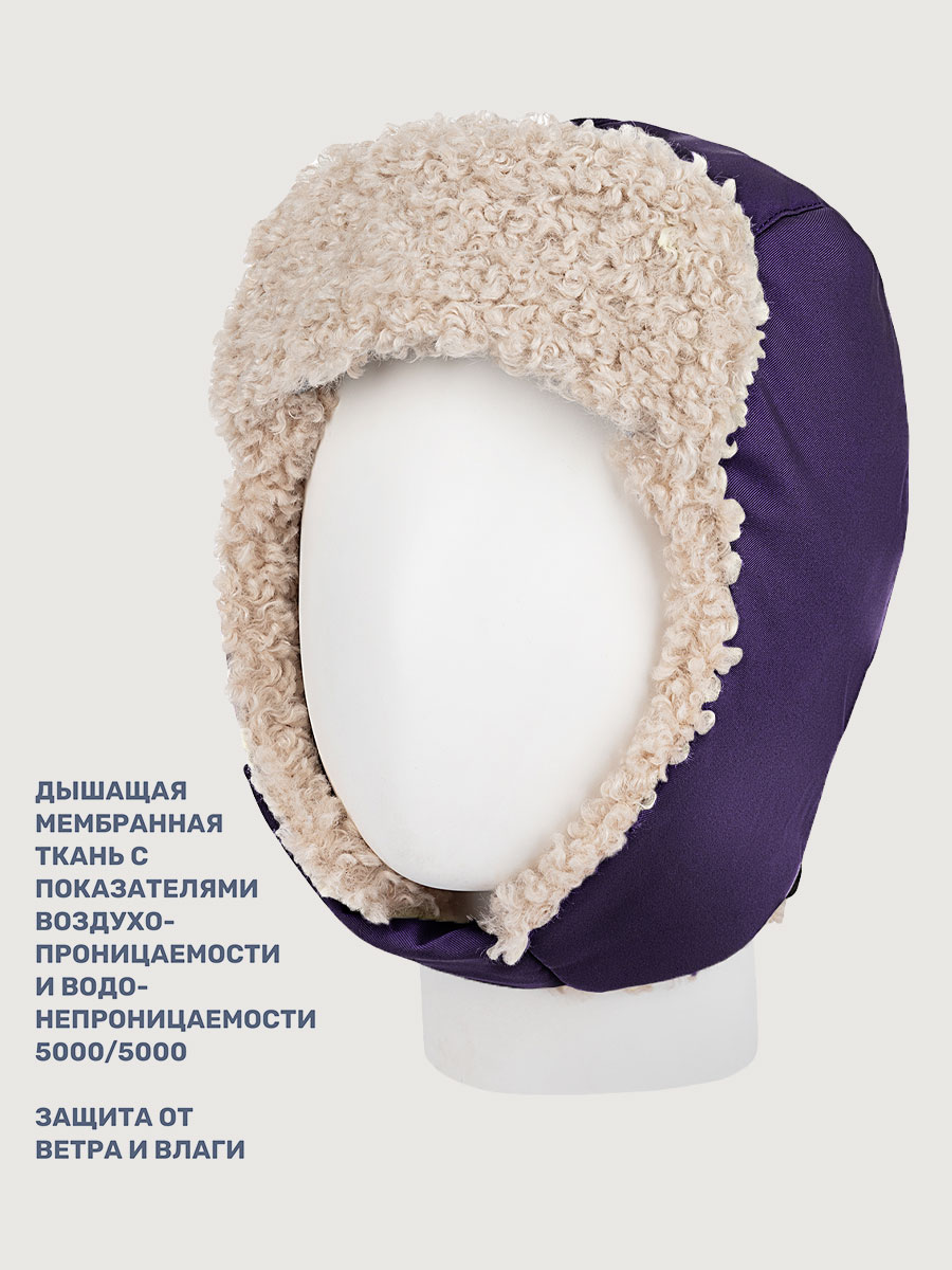Шапка NIKASTYLE 11з16325 фиолет - фото 3