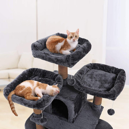 Игровой комплекс для кошек дом Pet БМФ Черный