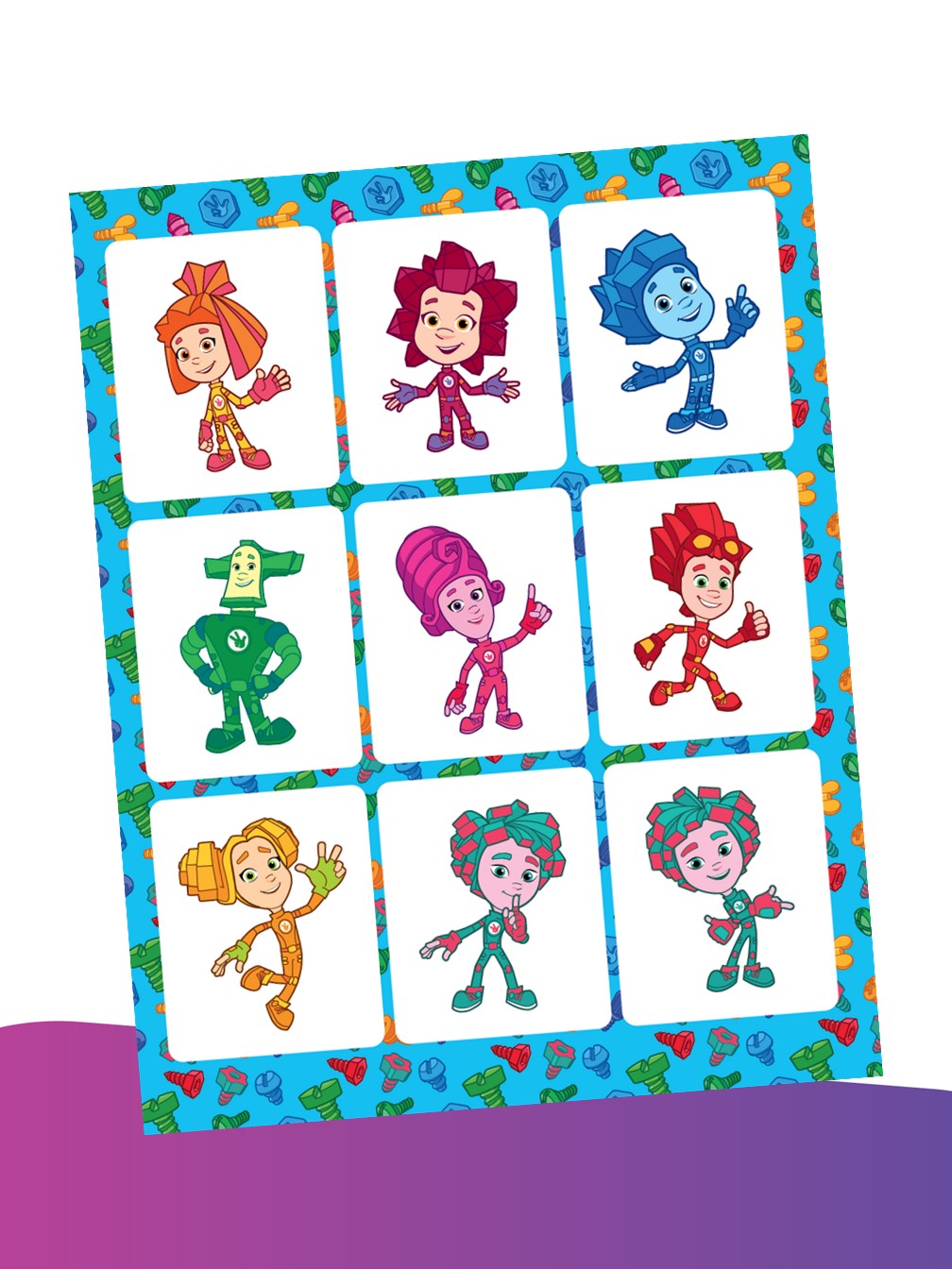 Комплект Фиксики Раскраски 4 шт - фото 11