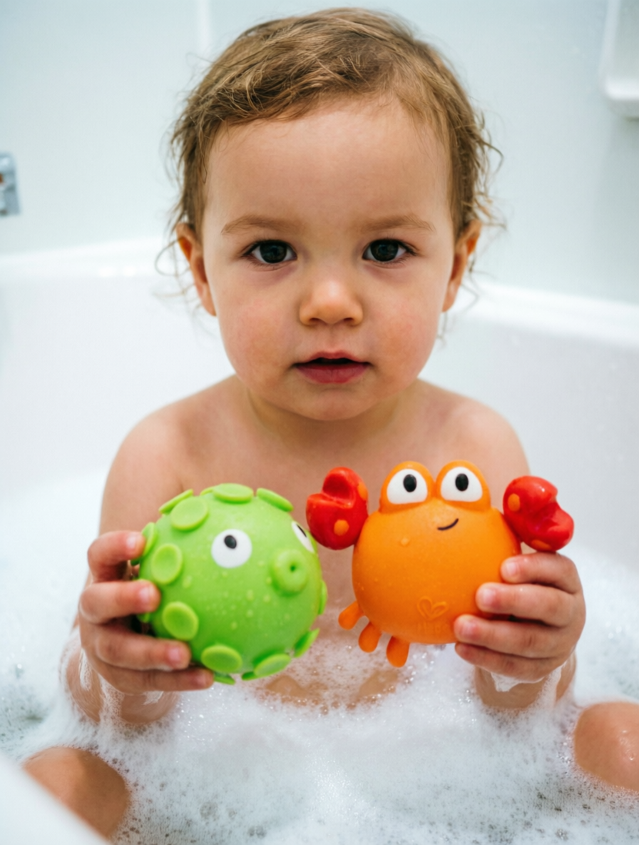 Изображение товара Игрушка для купания Hape Рыбка и краб развивающая безопасность от 1 года Изображение товара Игрушка для купания Hape Рыбка и краб развивающая безопасность от 1 года