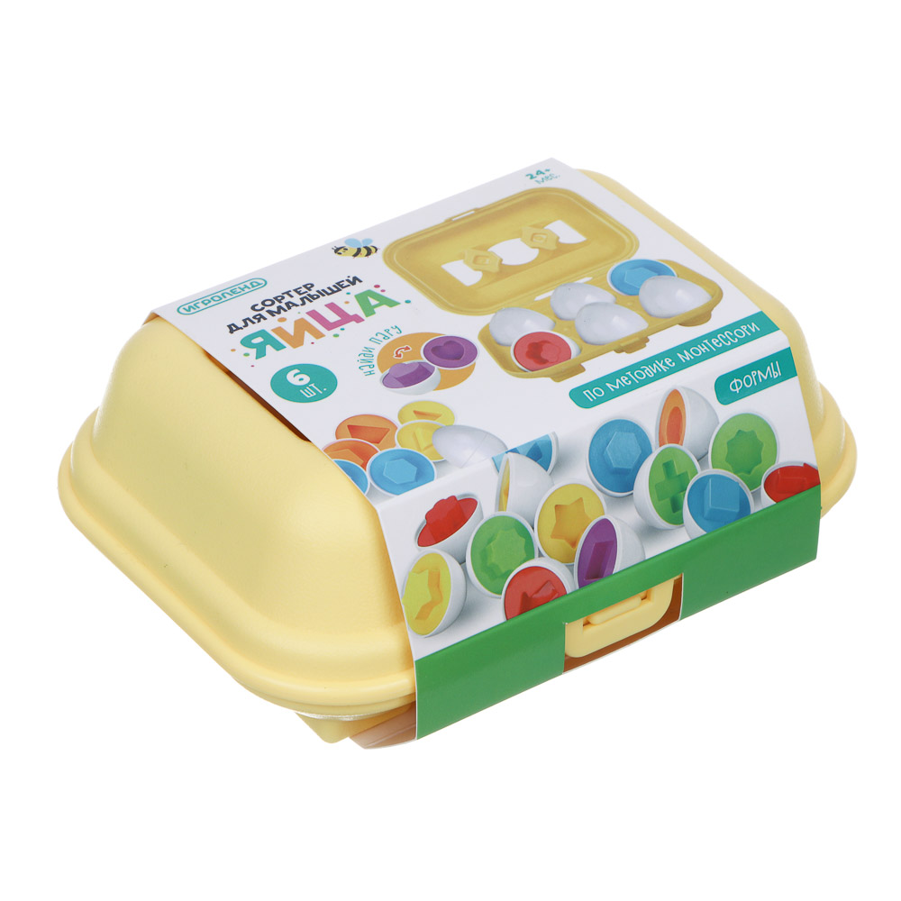 Игрушка Игроленд сортер Коробка с яйцами - фото 4
