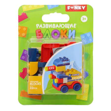 Конструктор Funky Toys Лазер танк блочный