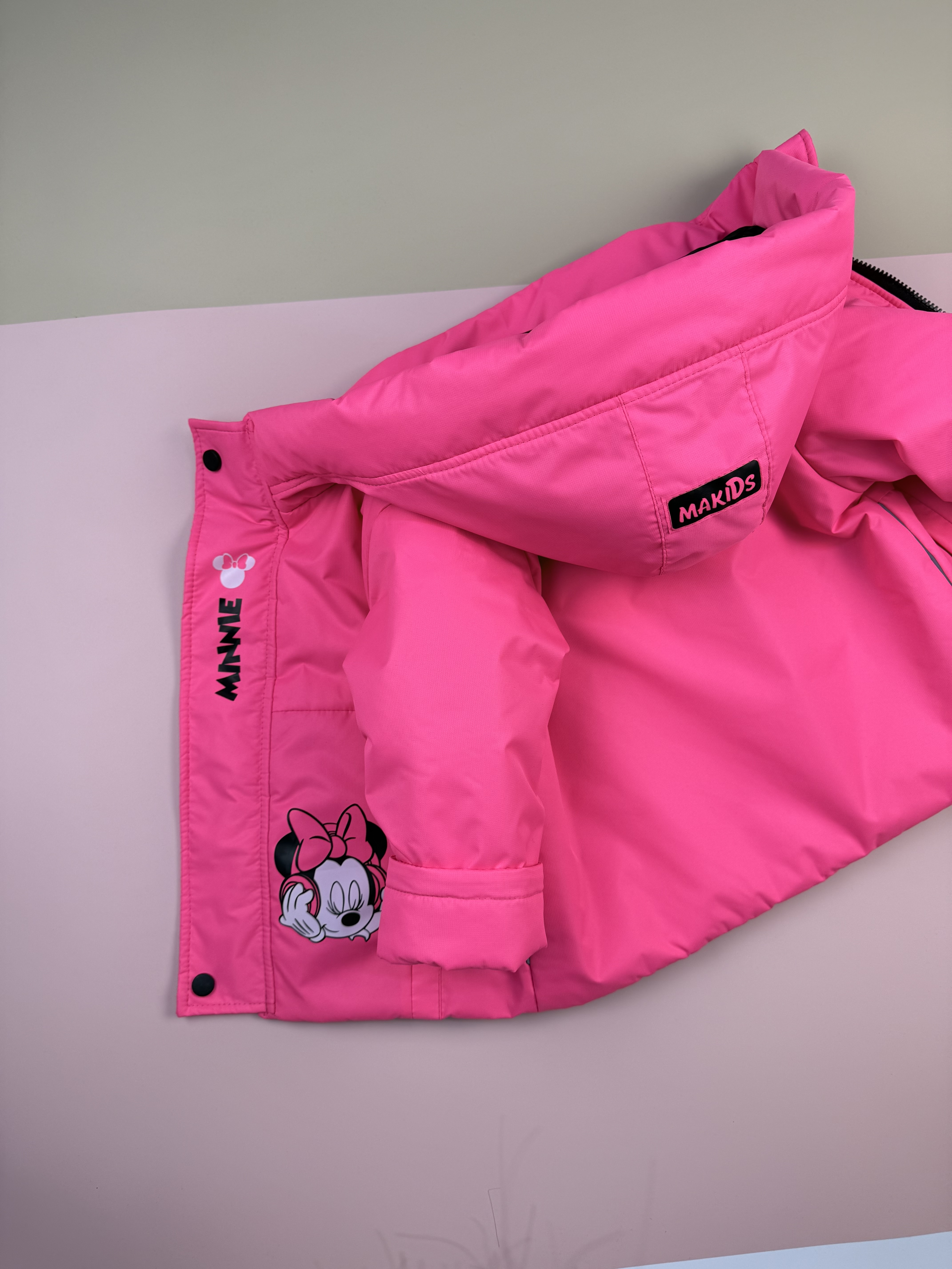 Куртка MAKIDS Куртка_Минни_с_бантом_МБ_зима_розовый - фото 5