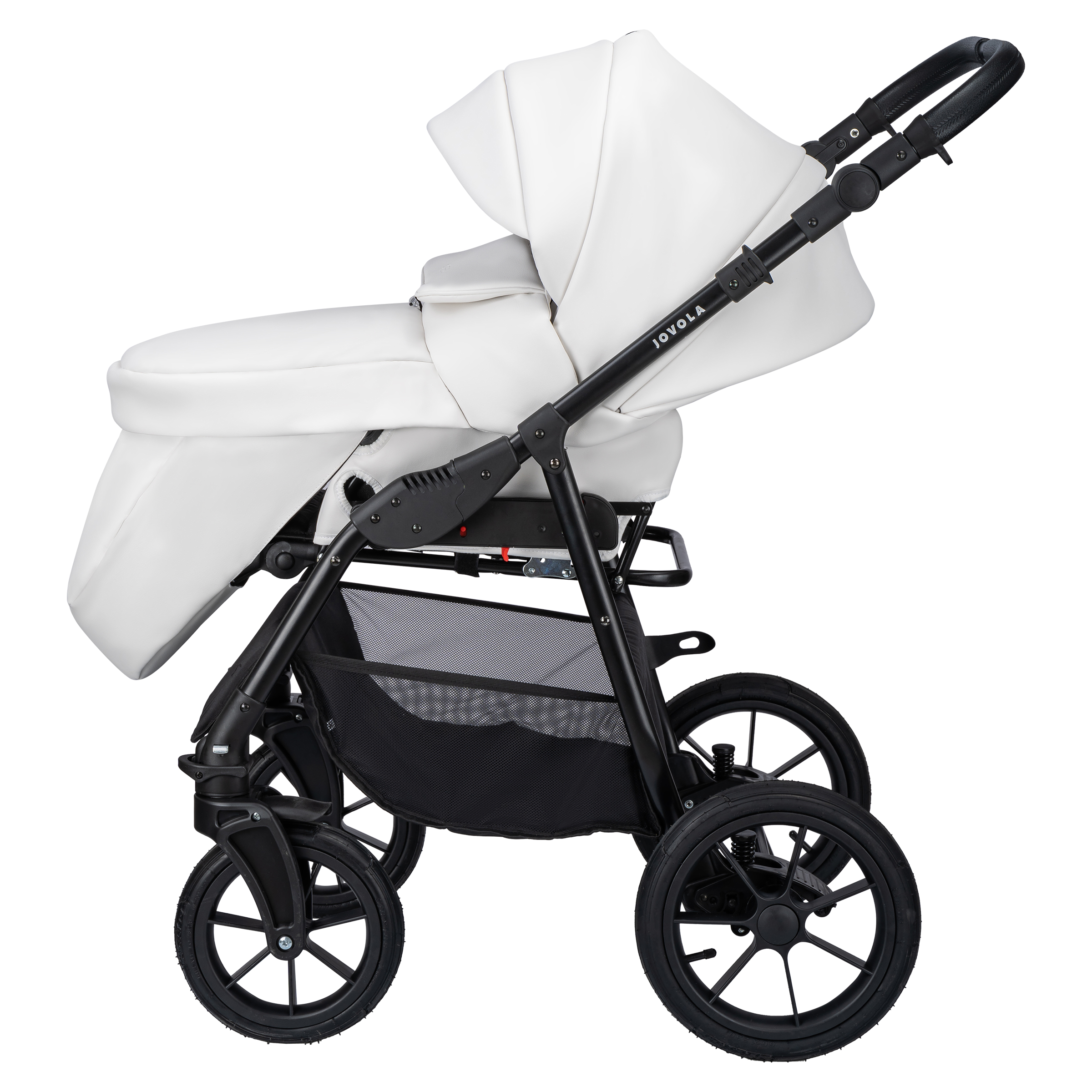 Коляска 2в1 JOVOLA Tessa Eco белый - фото 20