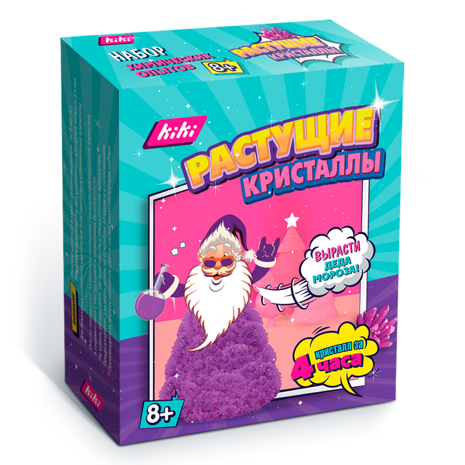 Набор для опытов KIKI Вырасти Деда Мороза - фото 1