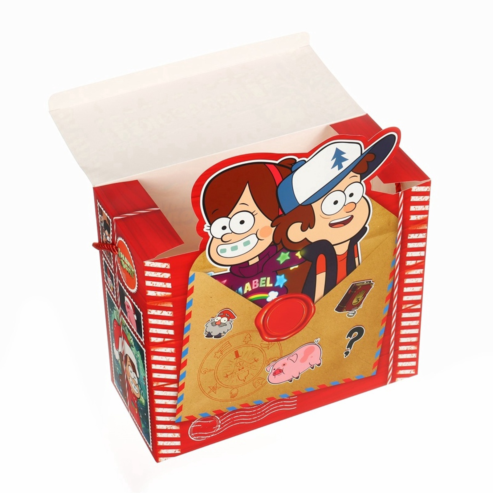 Пакет-коробка Дарите Счастье "Новогодний", 27 х 23 х 12 см - фото 6