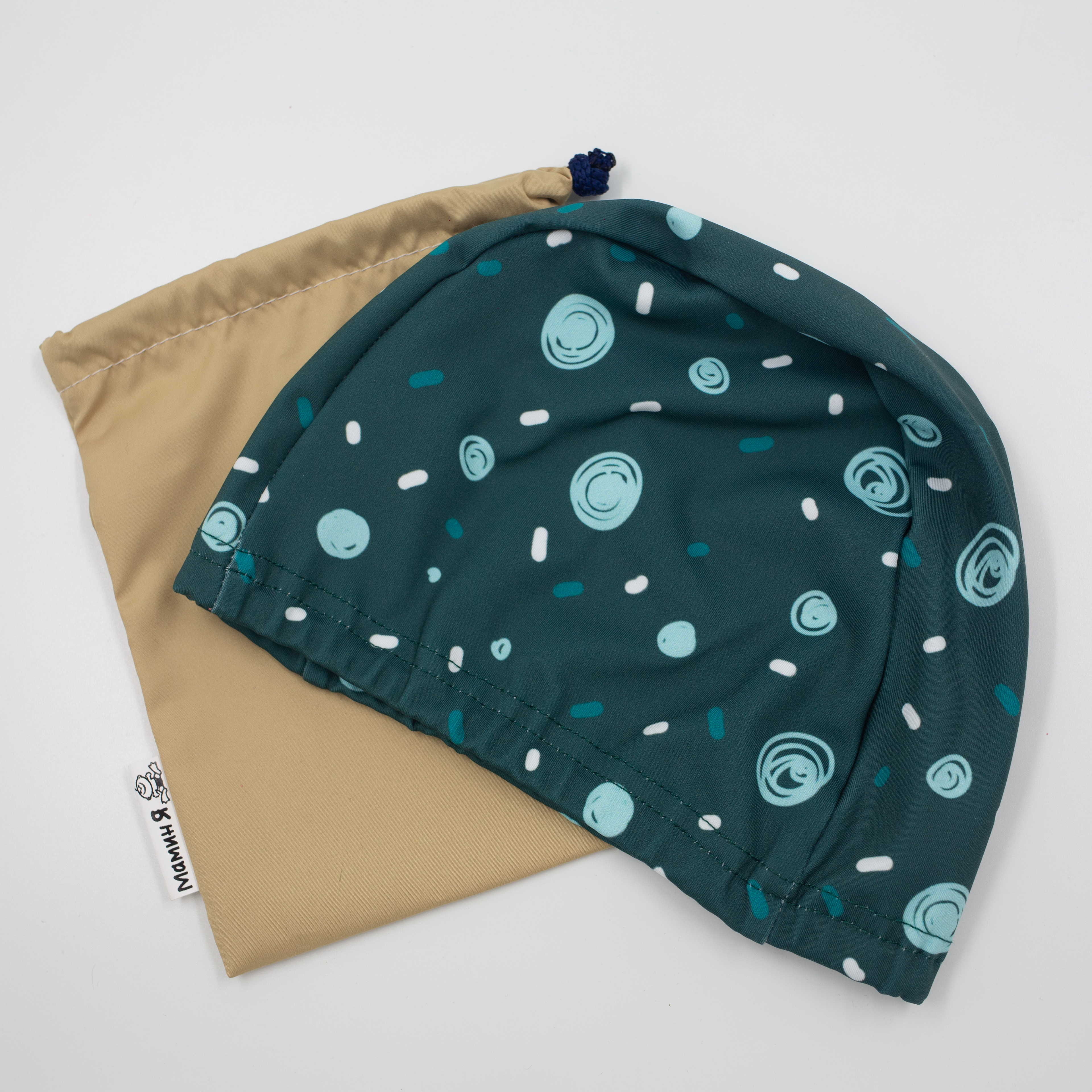 Шапочка для плавания Мамин Я Пузырьки лимонада размер 3-6 лет - фото 6