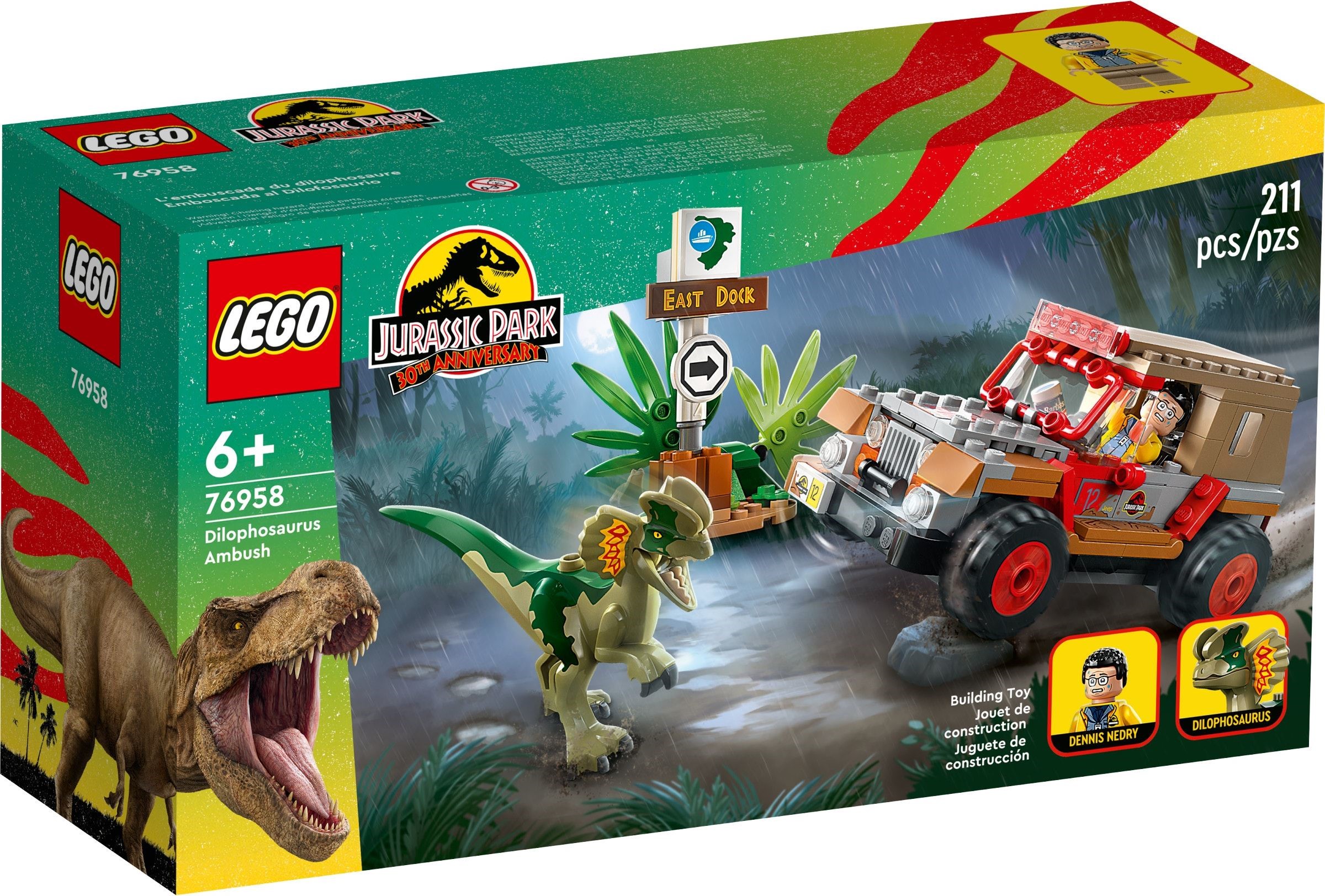Конструктор LEGO Jurassic World 211 дет. - фото 1