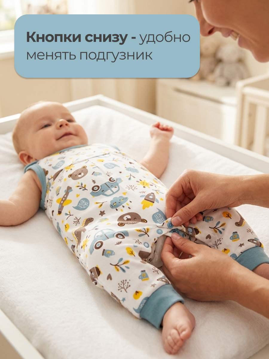 Полукомбинезон 2 шт Эскимо 23-3178 - фото 4