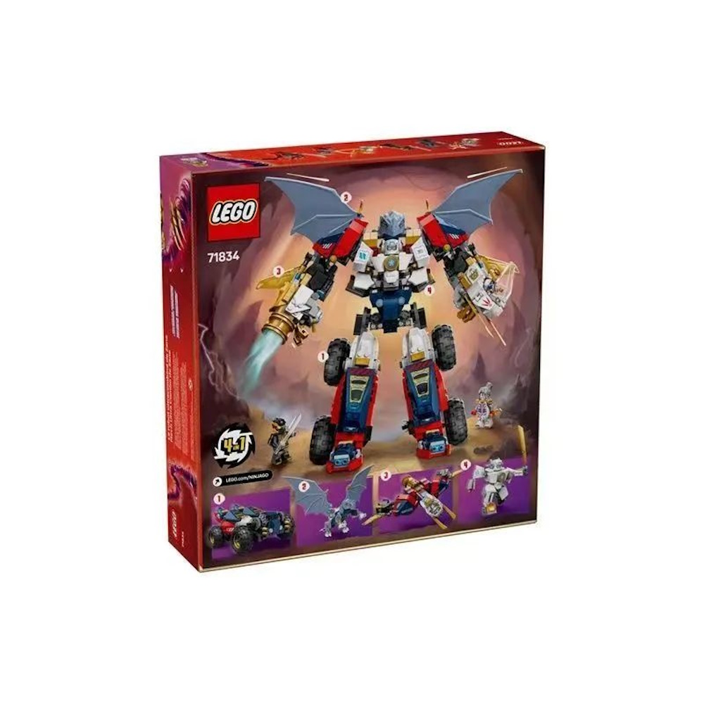 Конструктор LEGO NINJAGO робот Зейна 1187 дет. - фото 4