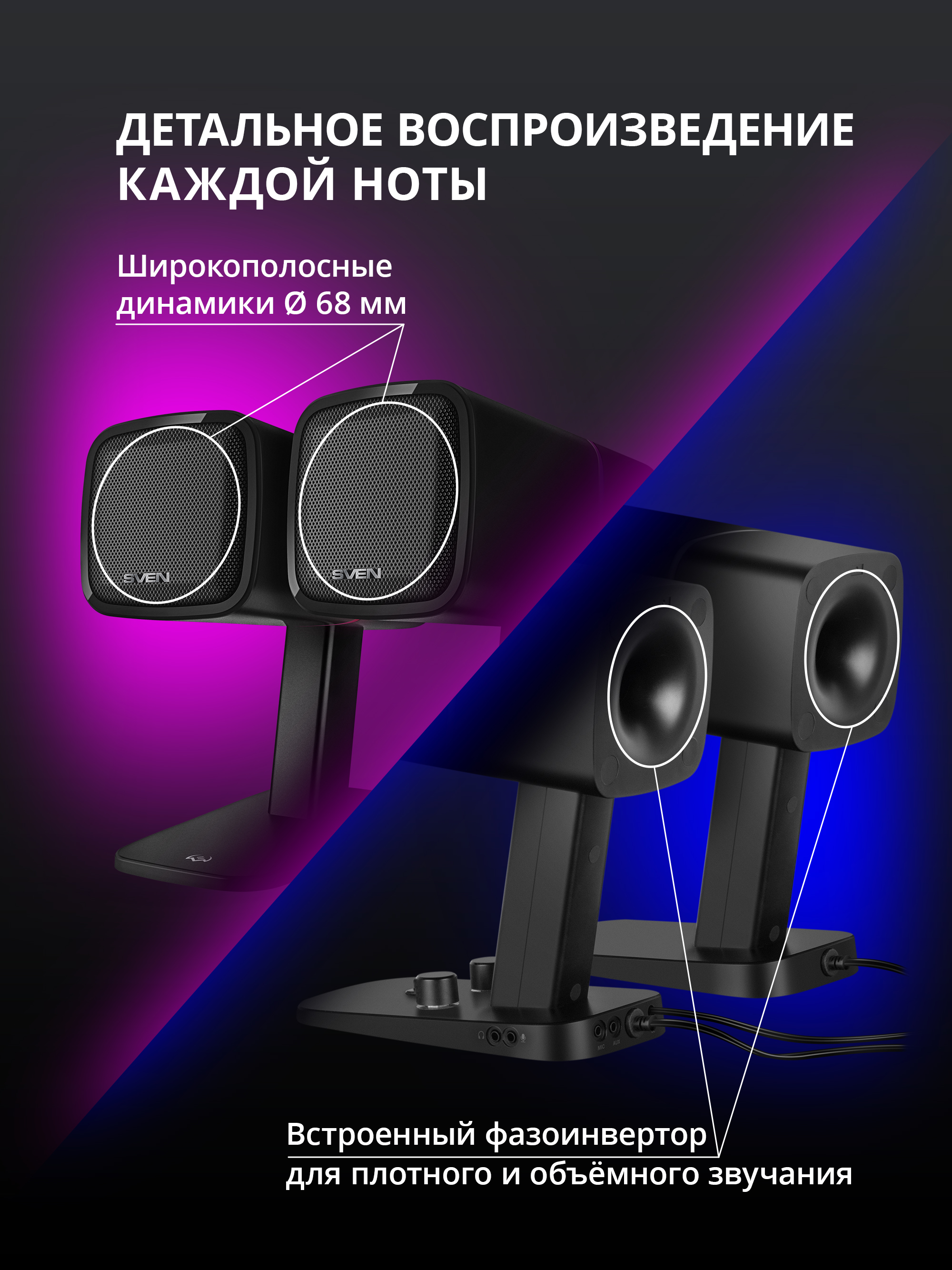 Колонка bluetooth SVEN G600 - фото 4