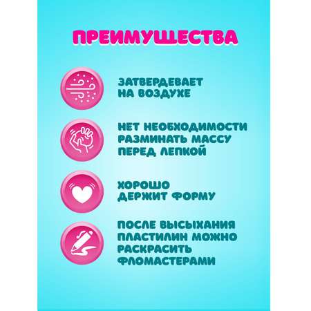Пластилин KIKI Мишка воздушный