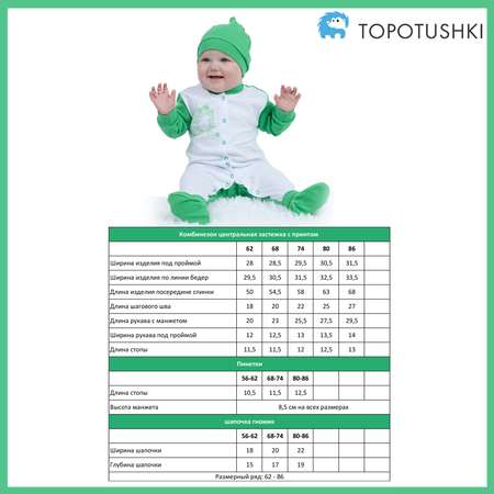 Комплект TOPOTUSHKI