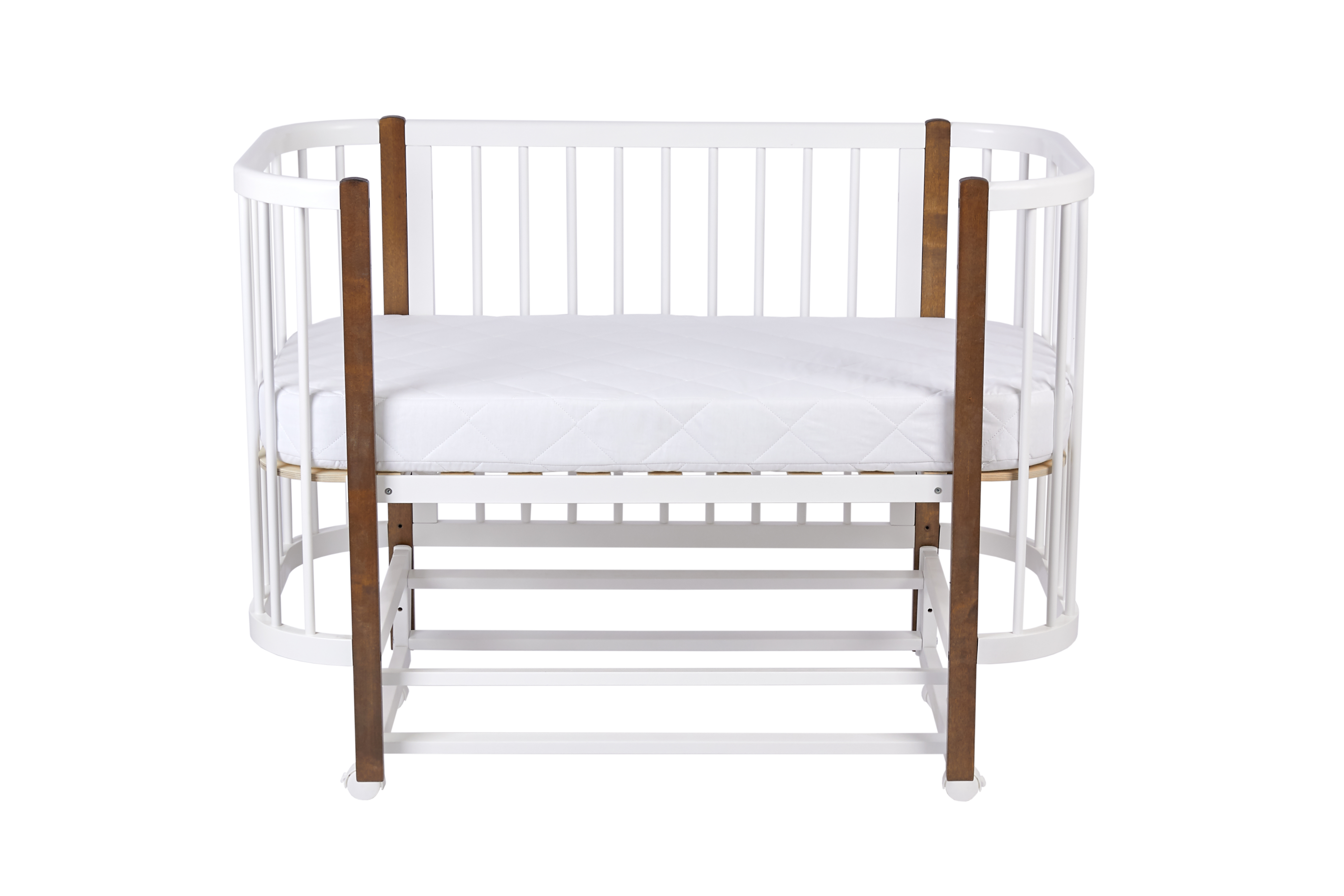 Детская кроватка Polini kids прямоугольная, продольный маятник - фото 20