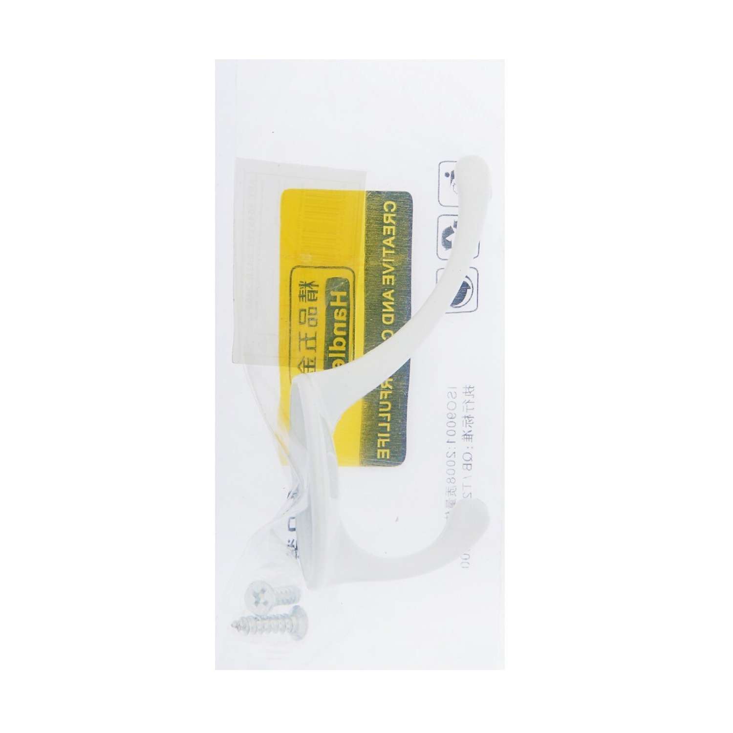 Крючок мебельный Тундра TKD002 light двухрожковый в ассортименте 4645194 - фото 3