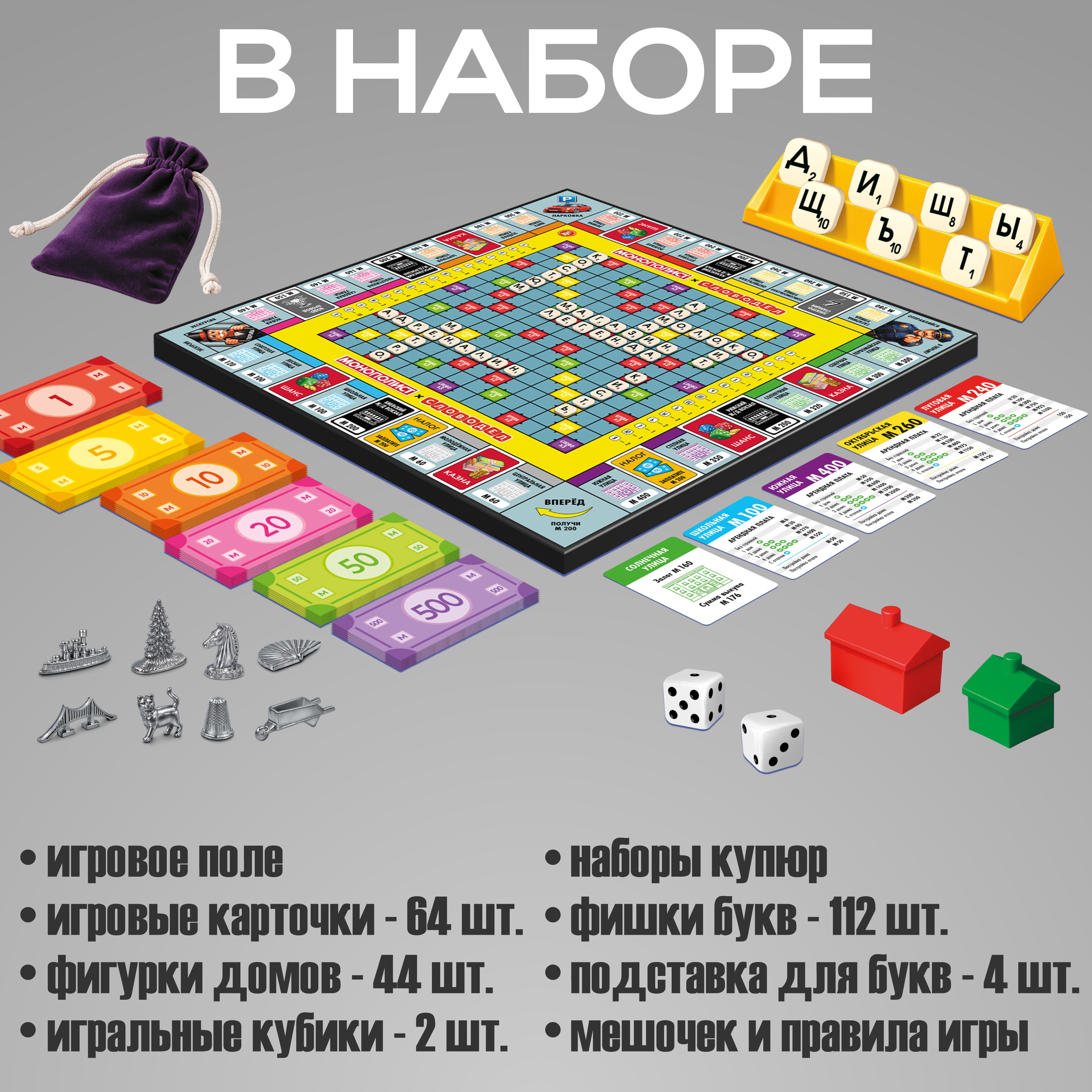 Настольная игра Десятое королевство Монополия Словодел - фото 5
