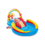 Игровой центр Intex Радужный дождь / Надувной / 297х193х135 см