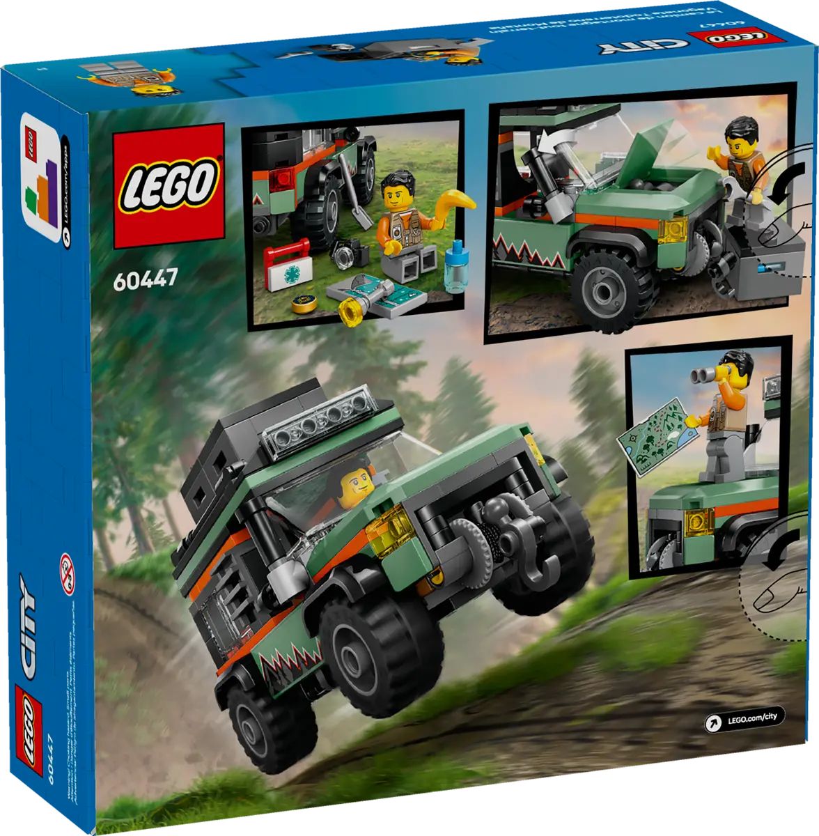 Конструктор LEGO City Горный внедорожник блочный - фото 7
