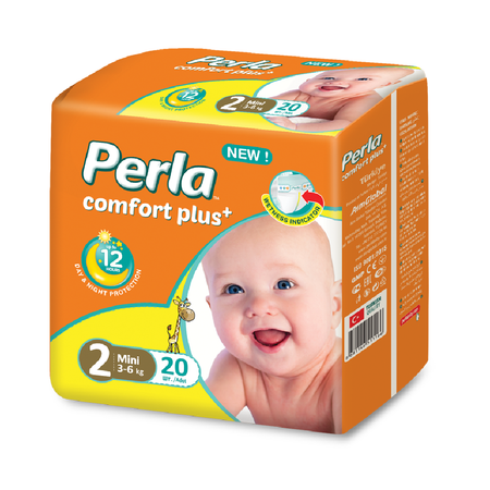 Подгузники Perla Eco 2 20 шт.