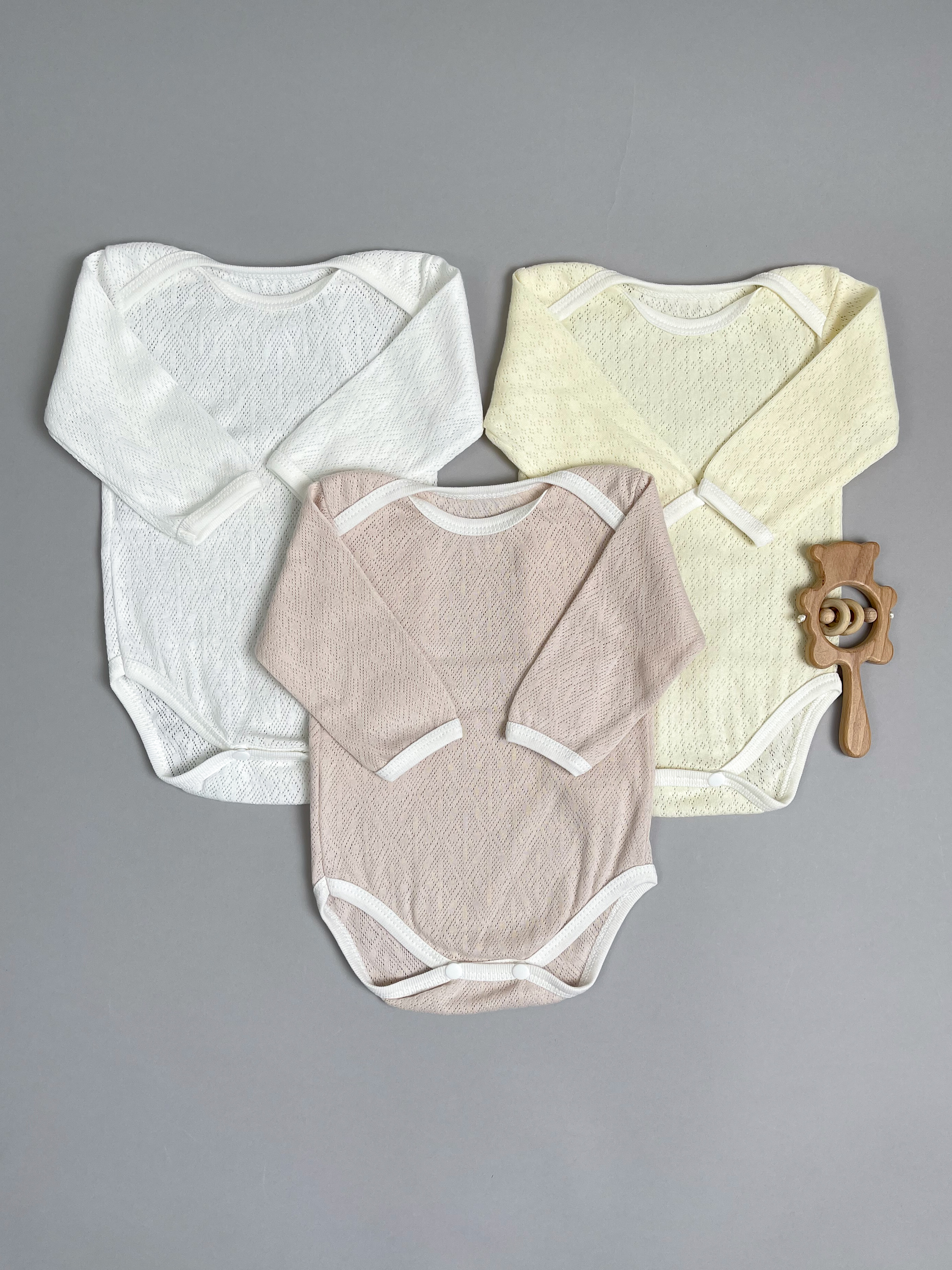 Боди 3 шт Clariss ЦБ-00001572 - фото 1