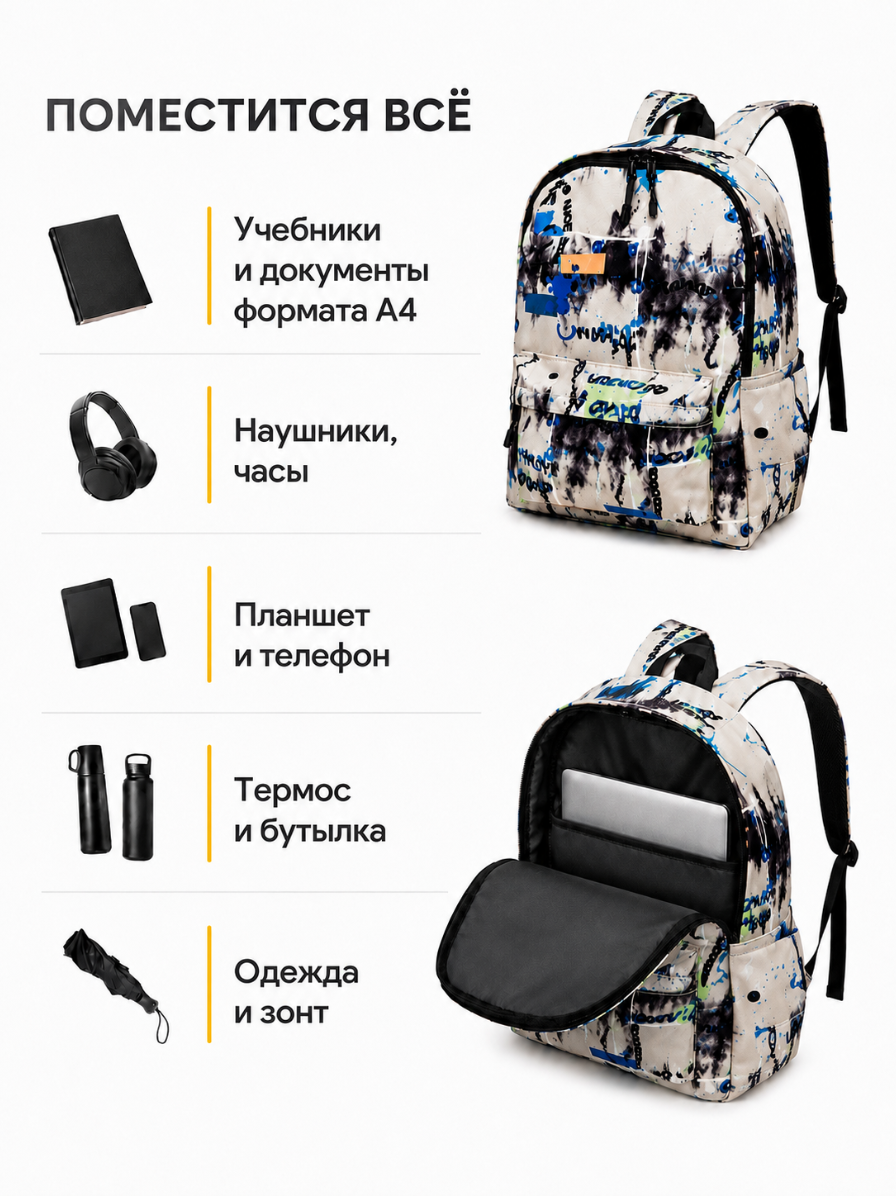 Рюкзак LUXMAN школьный - фото 4