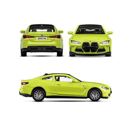 Автомобиль АВТОпанорама BMW M4 G82 1:42 зеленый