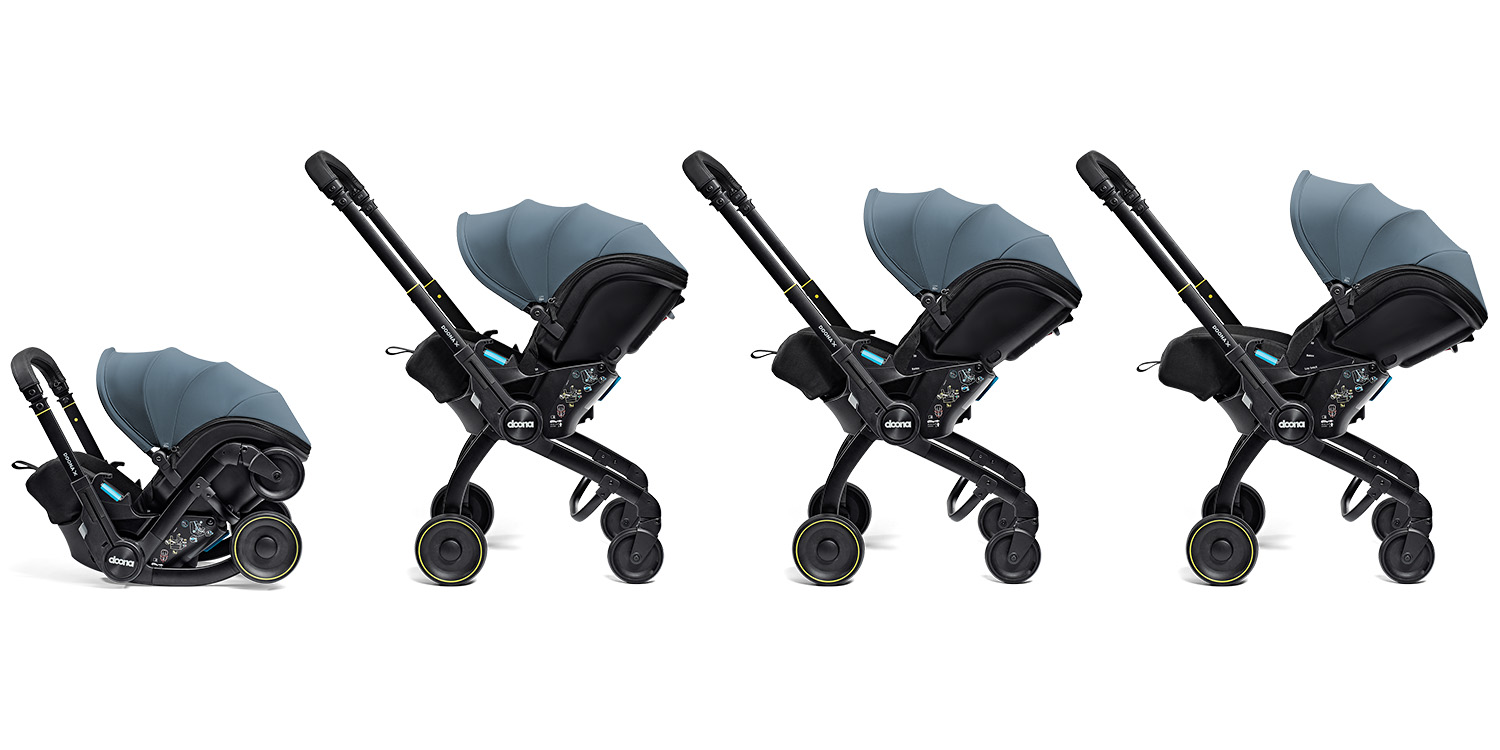 Автокресло Doona X Ocean Blue Isofix 0 (0 -13 кг) - фото 27