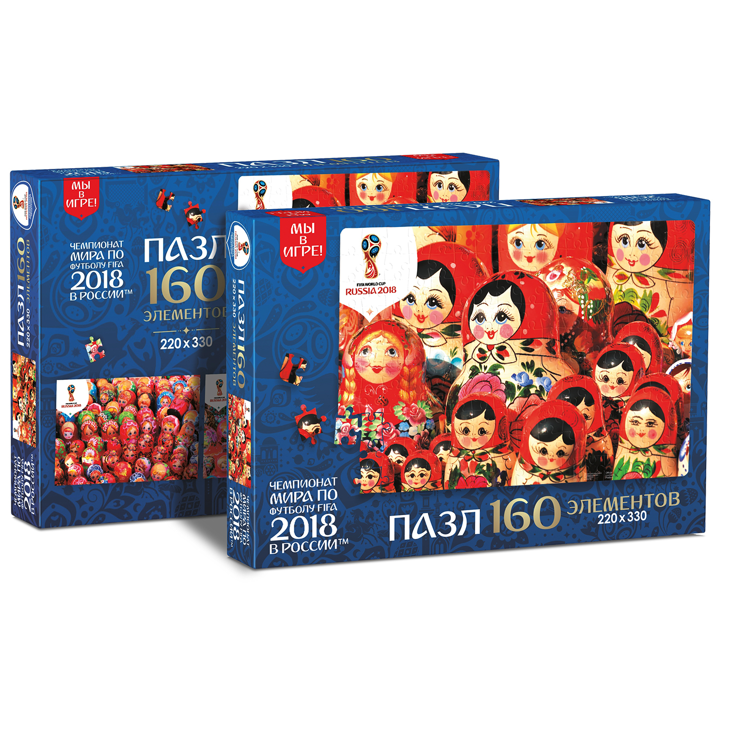 Пазл 2018 FIFA World Cup Russia TM Матрешки 160 эл.в ассортименте классический в ассортименте - фото 3