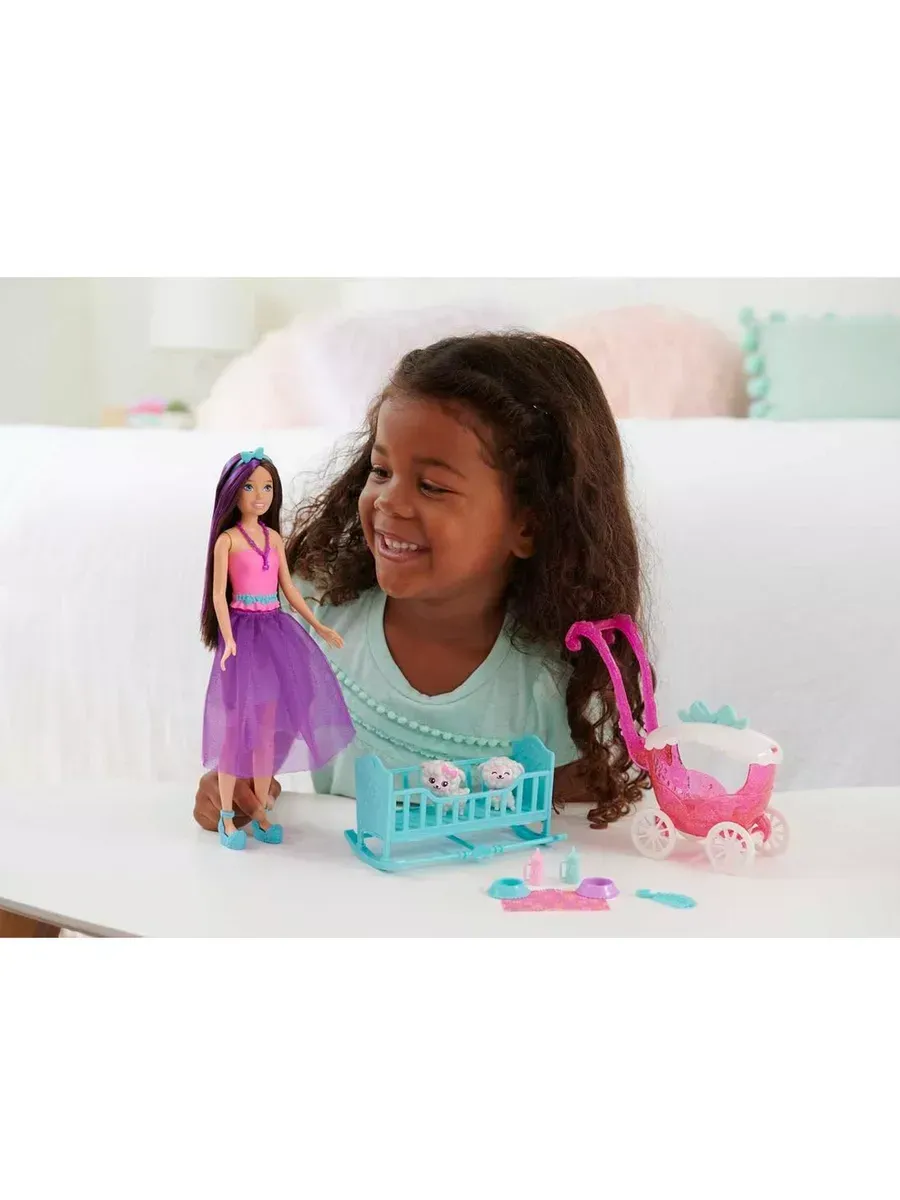 Кукла модельная Barbie Dreamtopia Skipper для ухода за ягненком 113093 - фото 6