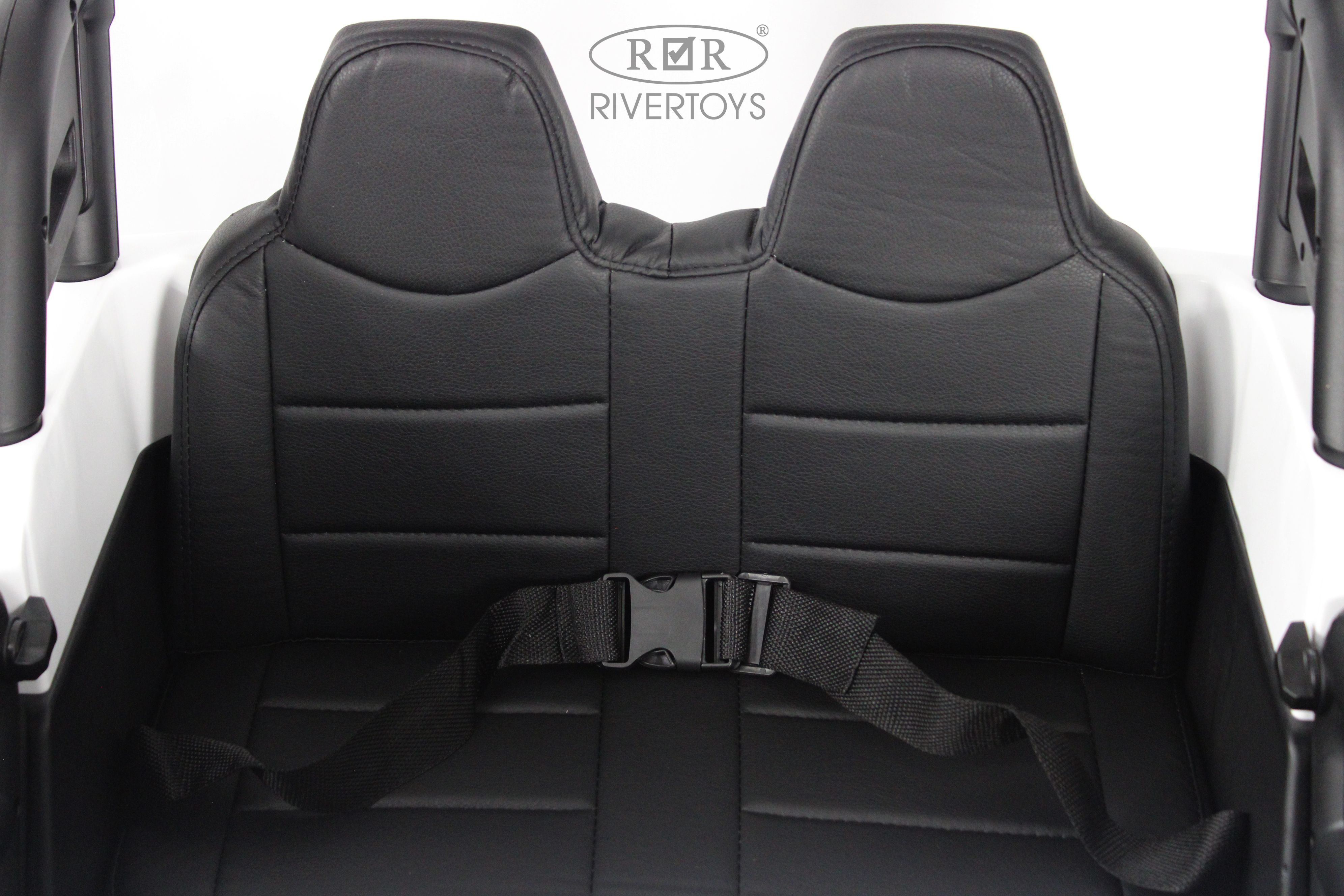 Электромобиль RIVERTOYS М555БХ-NEW-WHITE С пультом ДУ - фото 13