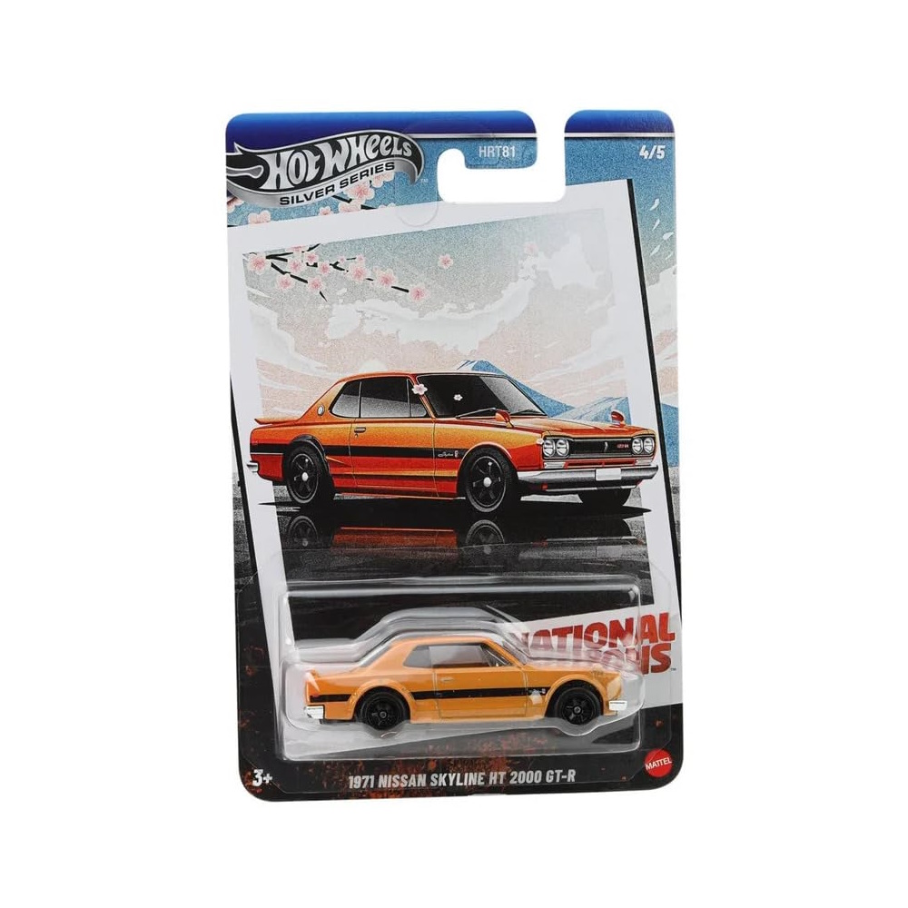Автомобиль Hot Wheels Nissan 1971 Skyline HT 2000 GT-R 1:64 HRT81/JBY89 - фото 1