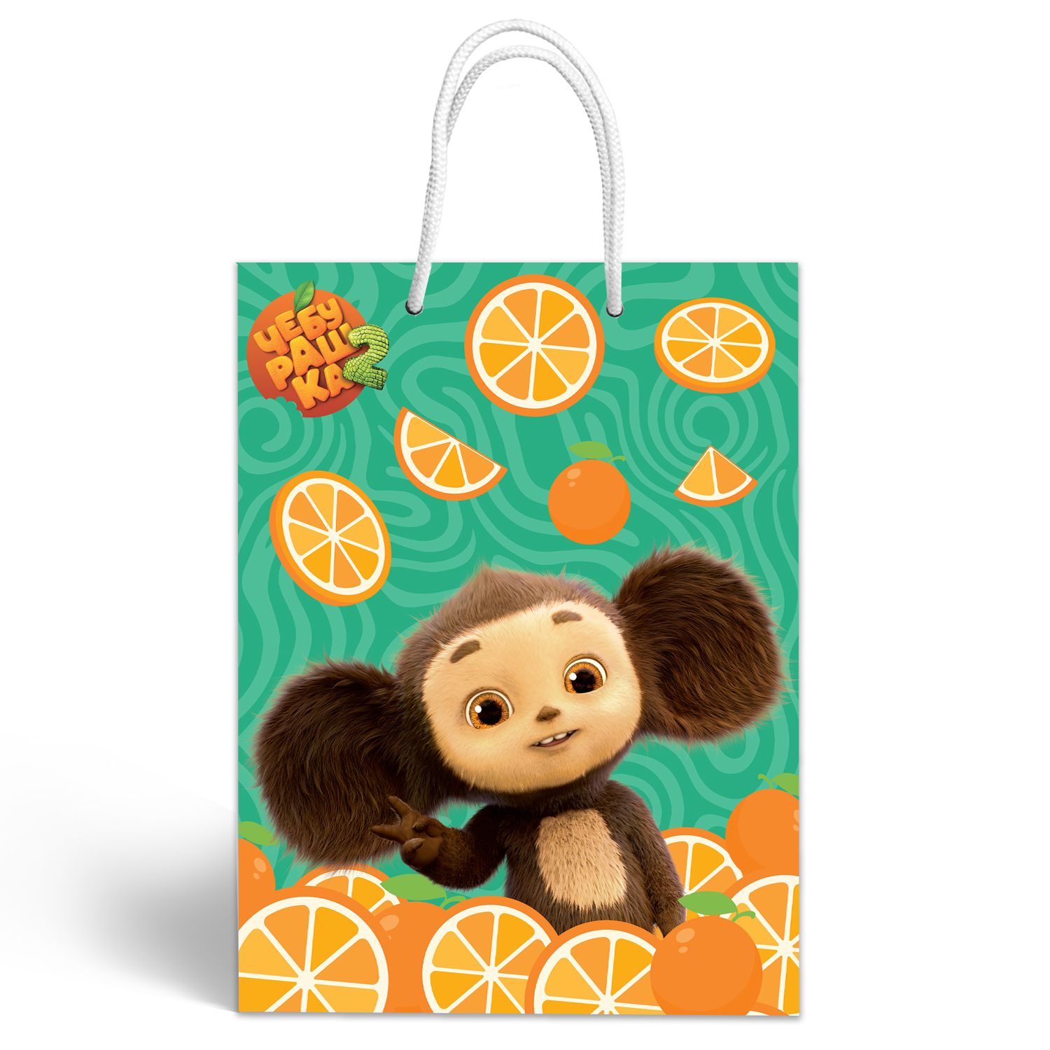 Пакет подарочный ND PLAY Чебурашка 35*45см - фото 2