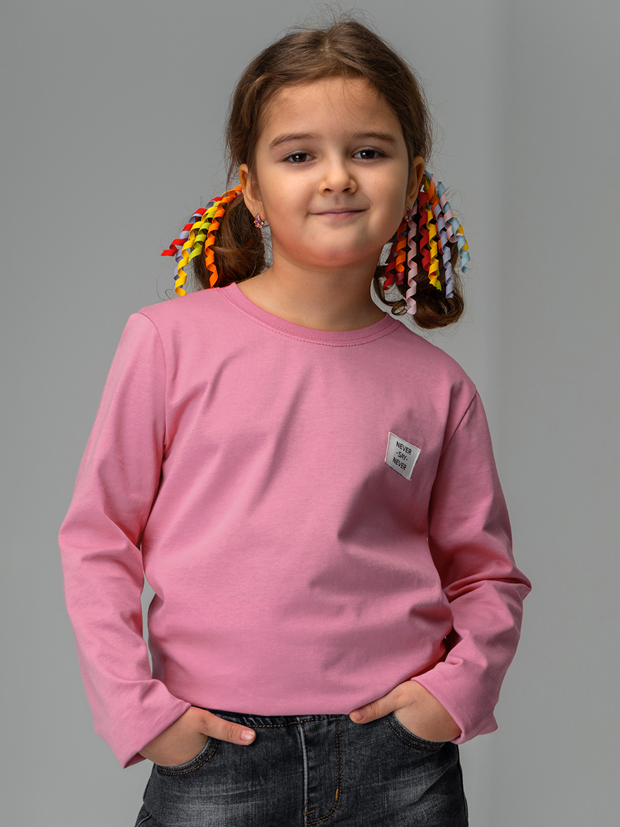 Лонгслив BONITO KIDS SS6097грязно.розовый - фото 7