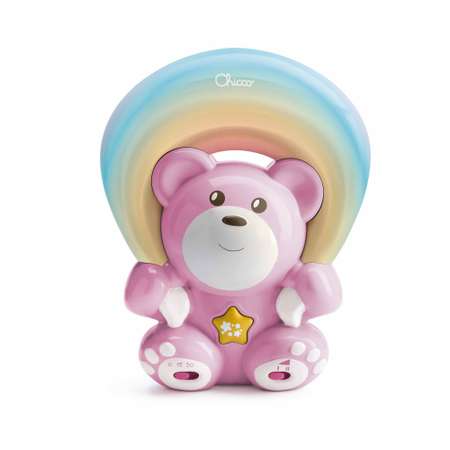 Игрушка ночник Chicco Радужный мишка