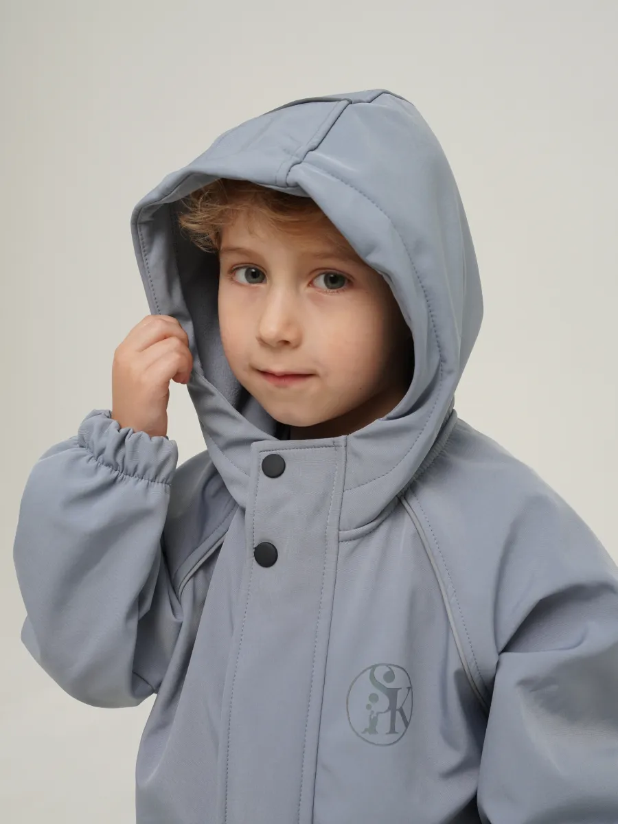 Комбинезон Супер Пупс Комб/сф/пл/серебряно-серый - фото 16