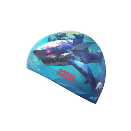 Шапочка в бассейн Mad Wave Shark HQ
