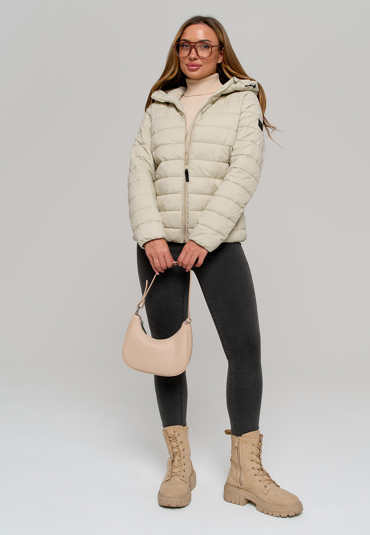 Куртка Stylish AMADEO AJ-8507-бежевый - фото 11