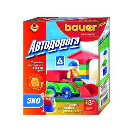 Конструктор BAUER Автодорога 32 дет.