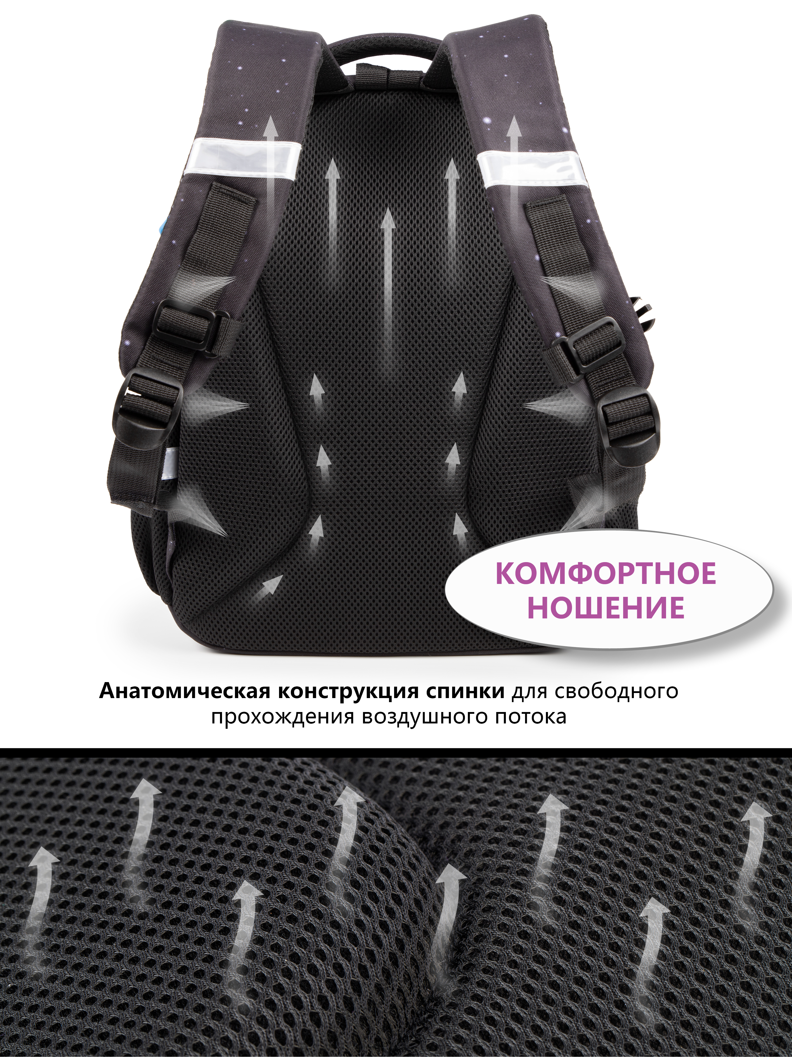 Рюкзак School Standard школьный для девочки+брелок - фото 9