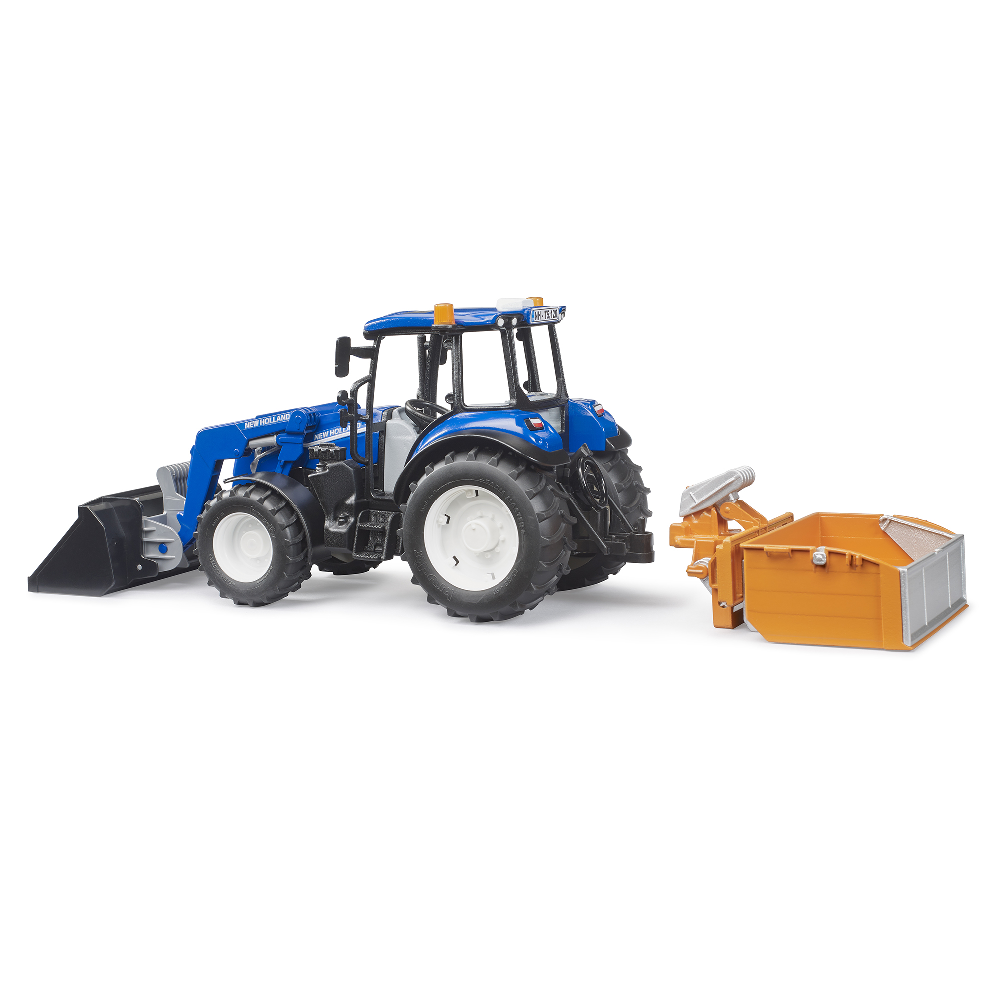 Трактор Bruder New Holland 02-187 - фото 5