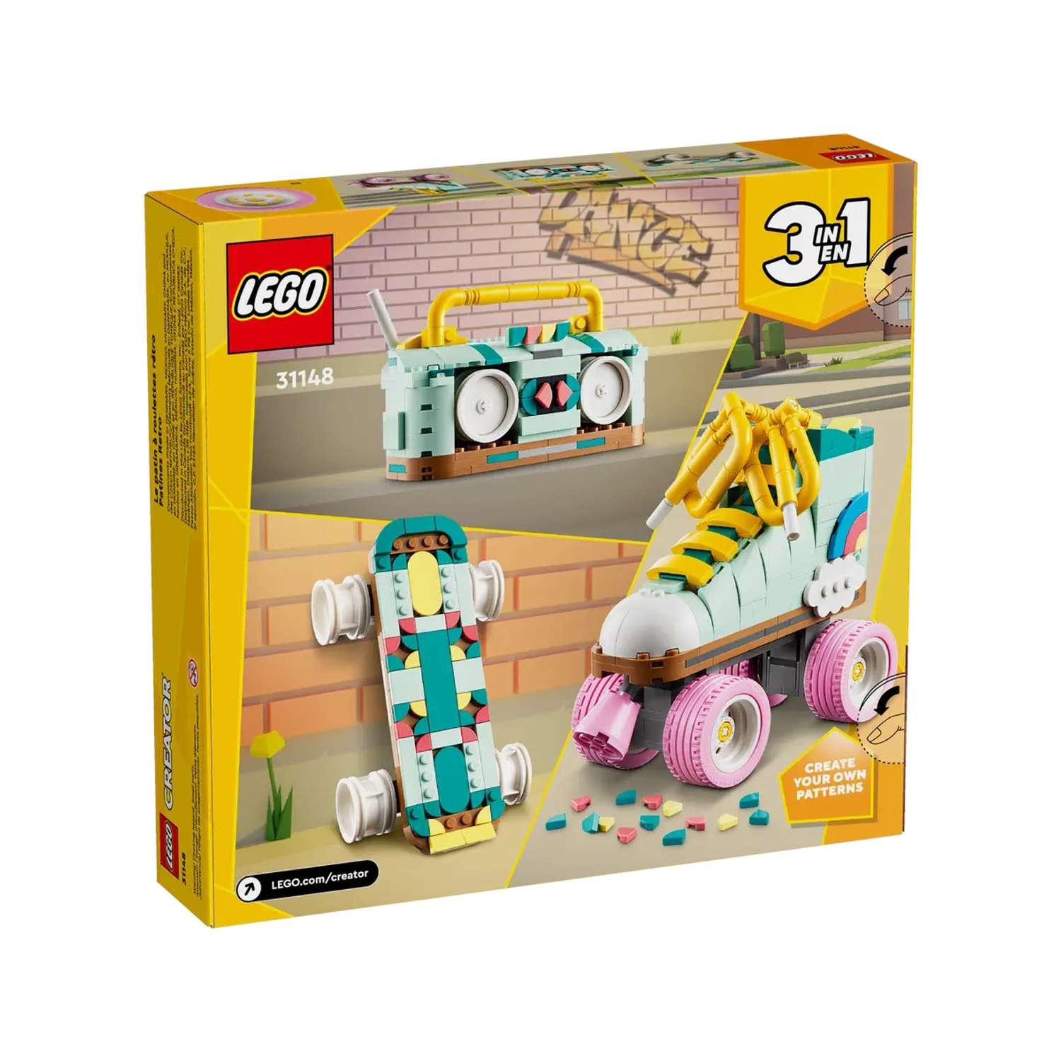 Конструктор LEGO Creator Ретро роликовые коньки 342 дет. - фото 8