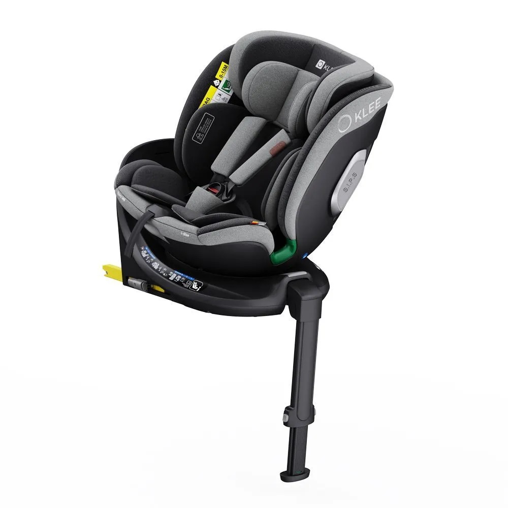 Автокресло KLEE Nova 360 i-Size Isofix 0+/1/2/3 (0-36 кг) серый - фото 3