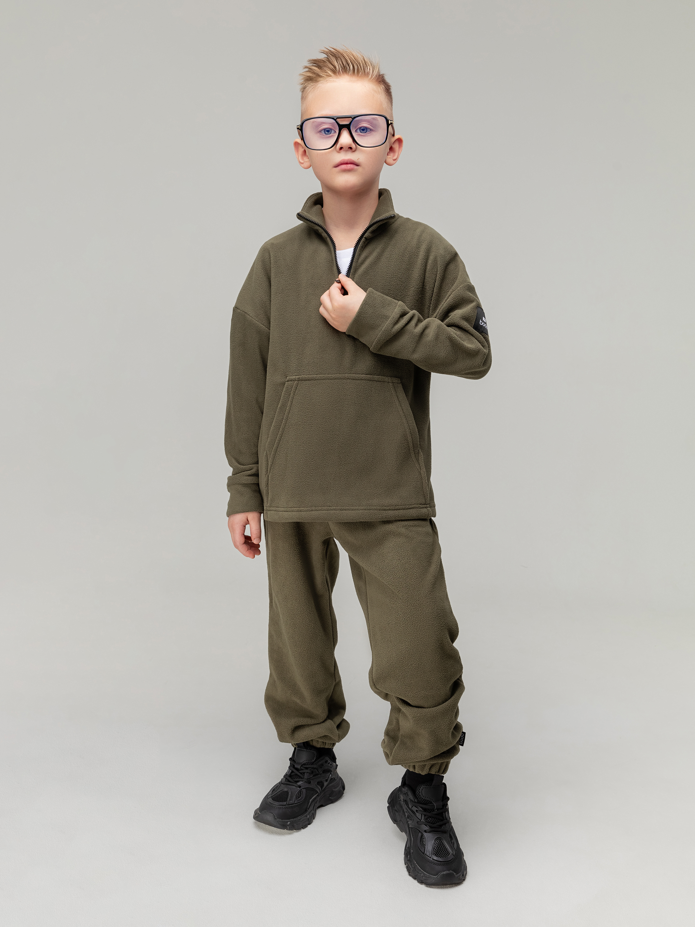 Изображение товара Детский спортивный костюм из флиса Bodo 110 толстовка и брюки для малышей