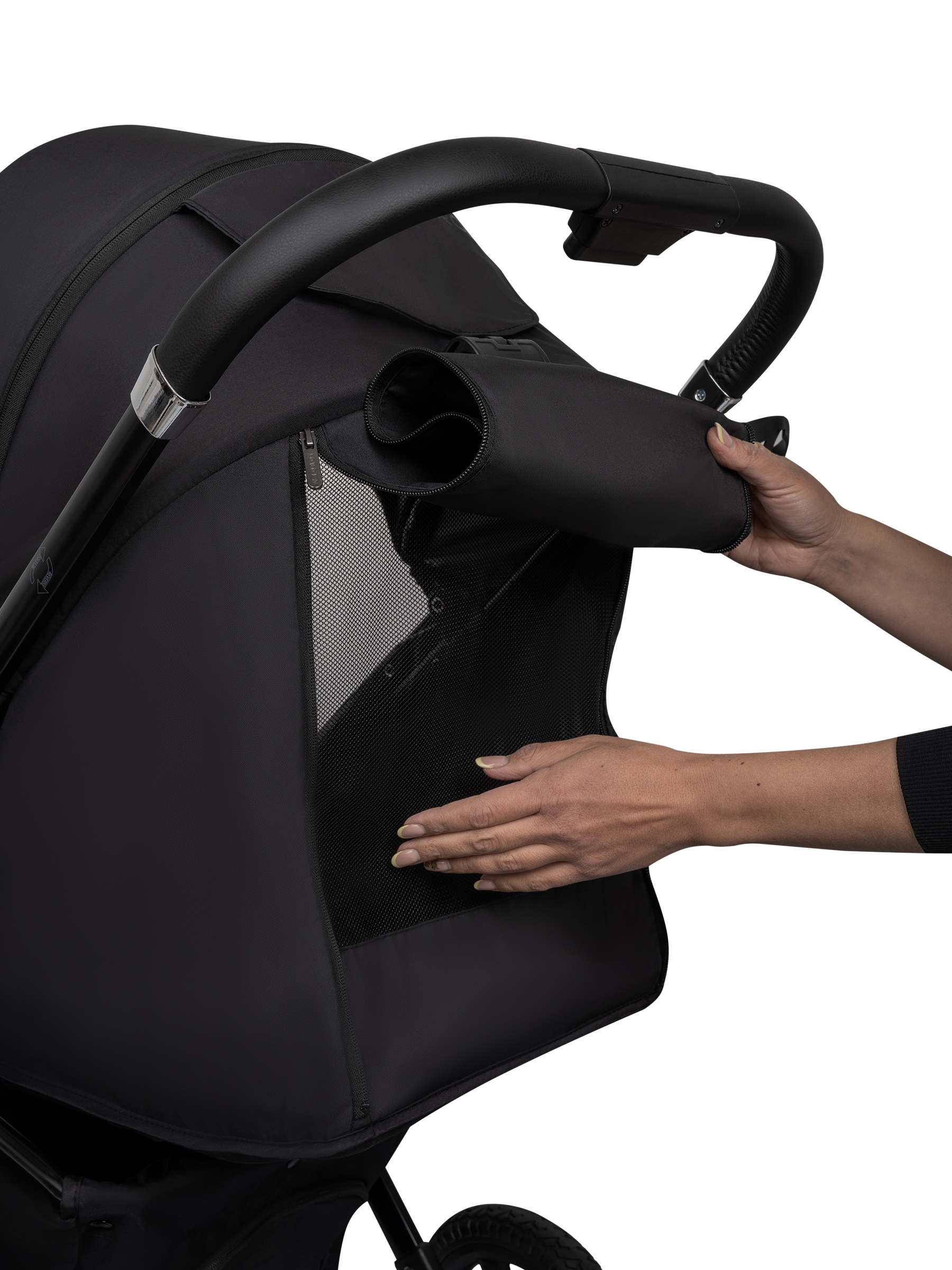 Коляска прогулочная JOVOLA Magma Plus черный - фото 33