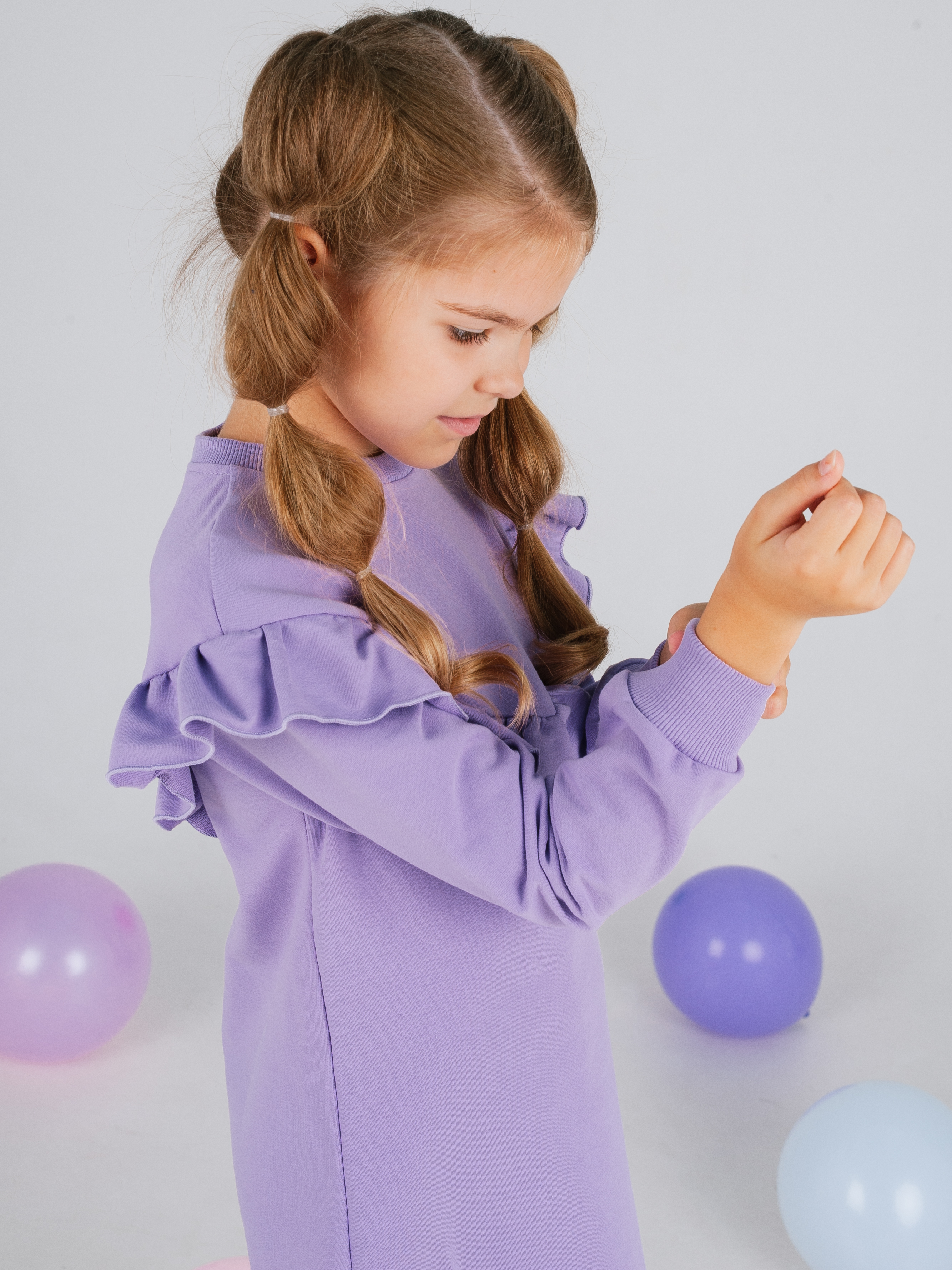 Платье MiloTa ПФ03/лавандовый - фото 7