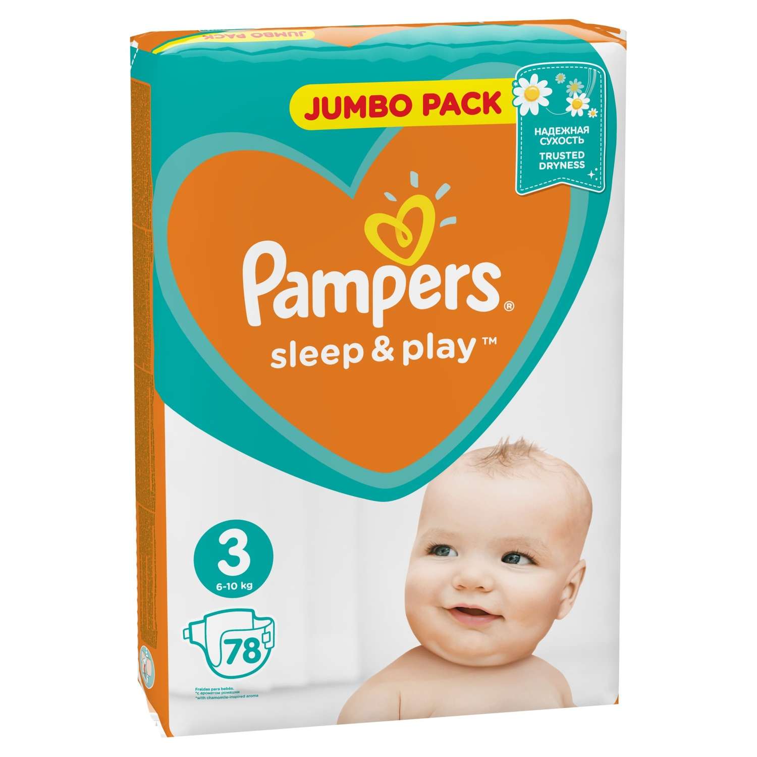 Подгузники Pampers Sleep and Play 3 (6-10 кг) 78 шт. - фото 3