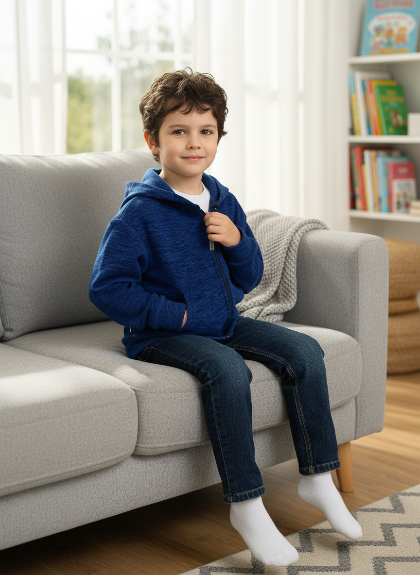 Толстовка Утенок 601кт василек - фото 1